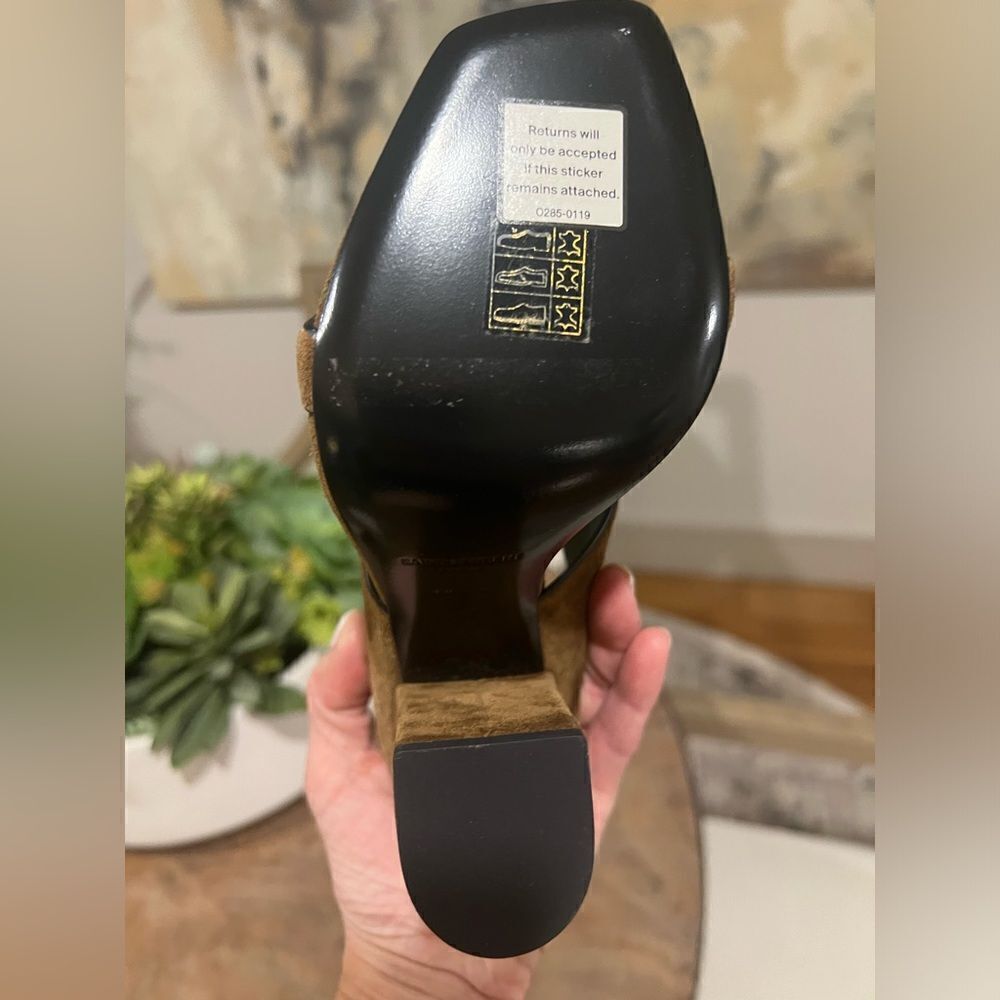 Saint Laurent Oak 100 brown mules NWT Size 7 - Picture 10 of 11